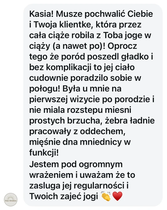Opinia kursantki